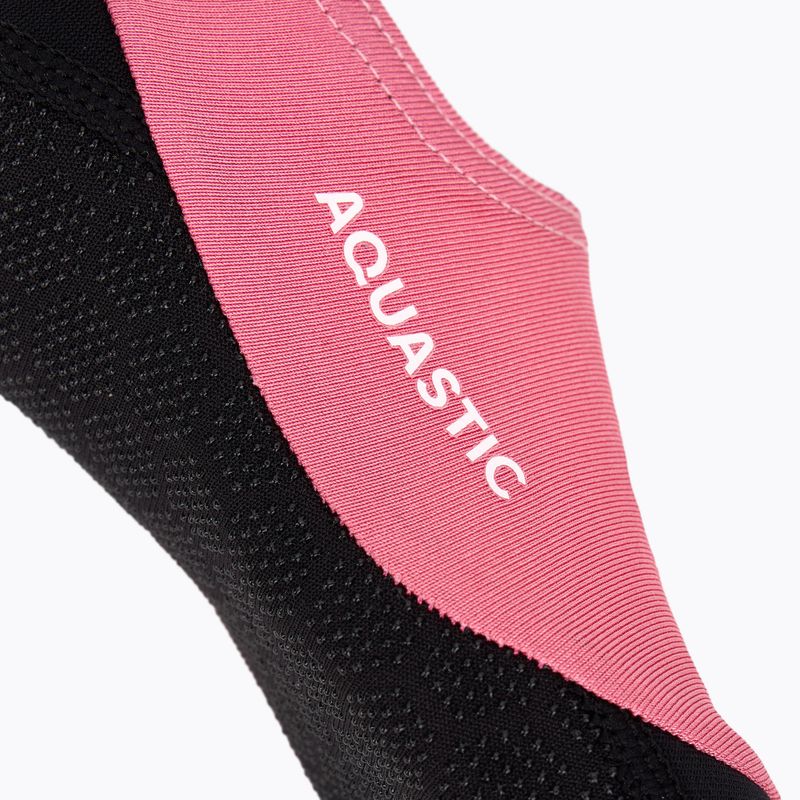 Skarpety basenowe dziecięce AQUASTIC Seavie Anti-Slip różowy 5