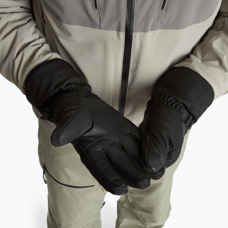 Rękawice narciarskie KADVA Mountain Flow Pro skóra 3M Thinsulate czarny 2