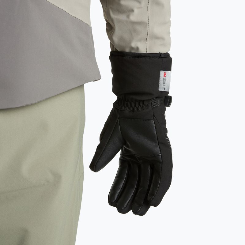 Rękawice narciarskie KADVA Mountain Flow Pro skóra 3M Thinsulate czarny 4