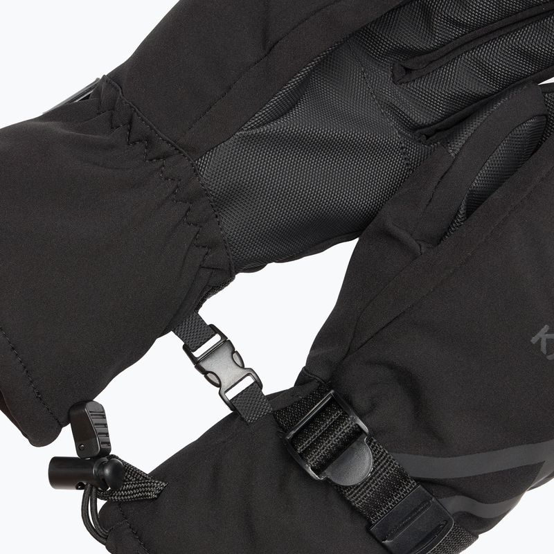 Rękawice narciarskie damskie KADVA Mountain Flow 3M Thinsulate czarny 9