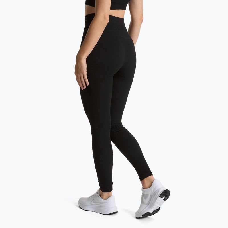 Legginsy damskie XTREXO Lexi Up Seamless Leggings czarny 4