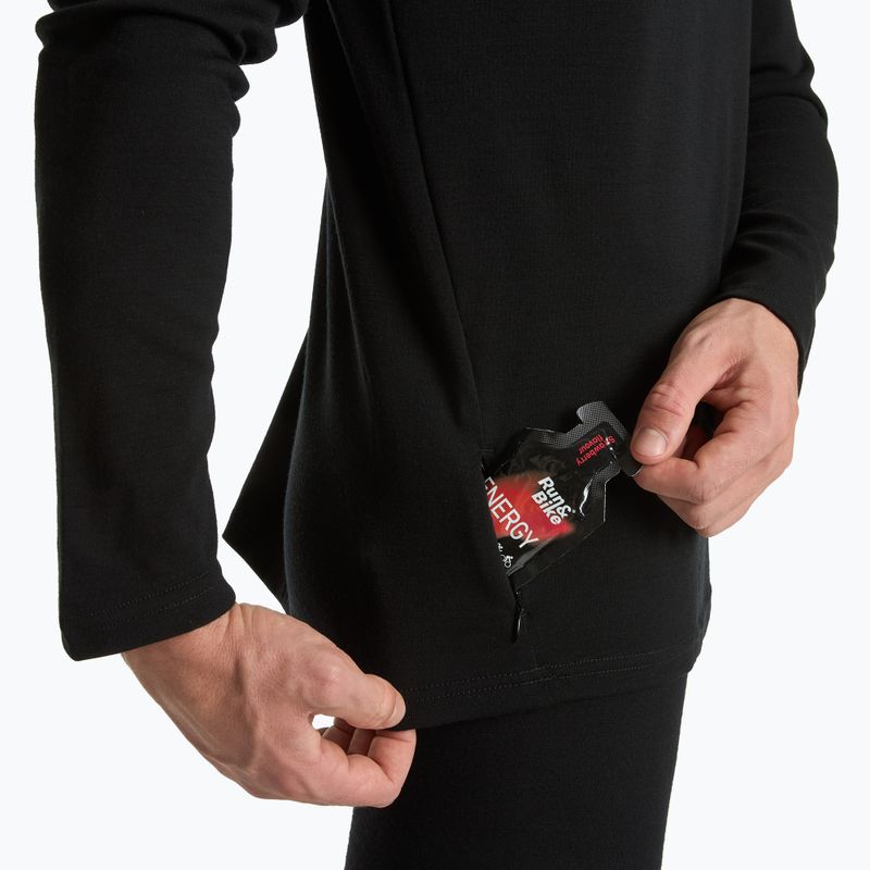 Bluza termoaktywna męska WOOLCANO Merino 100% TOP0544 czarny 8