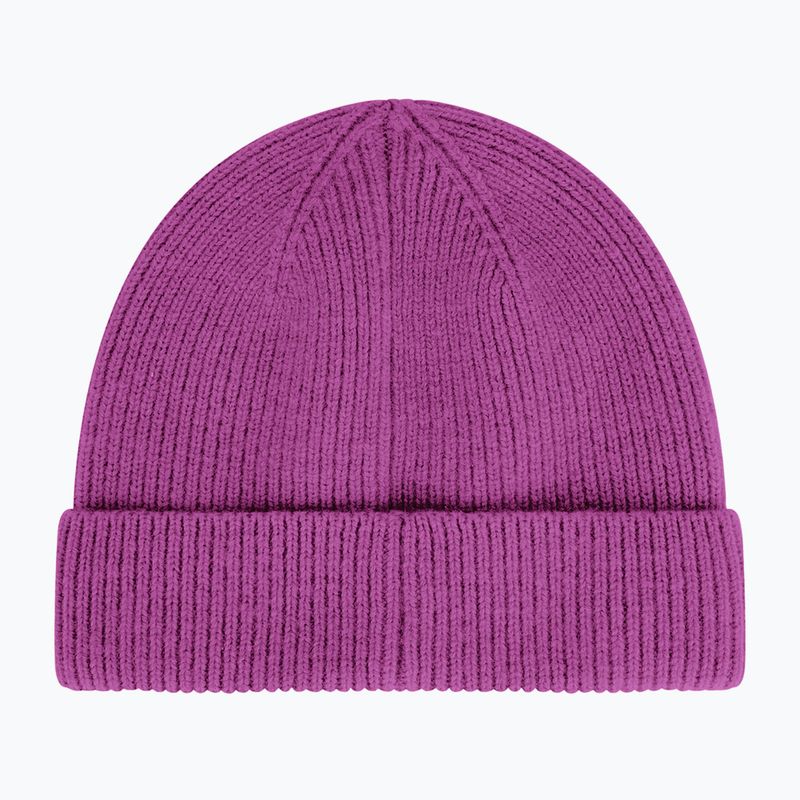 Czapka zimowa WOOLCANO Merino 100% HAT0440 śiwkowy 3