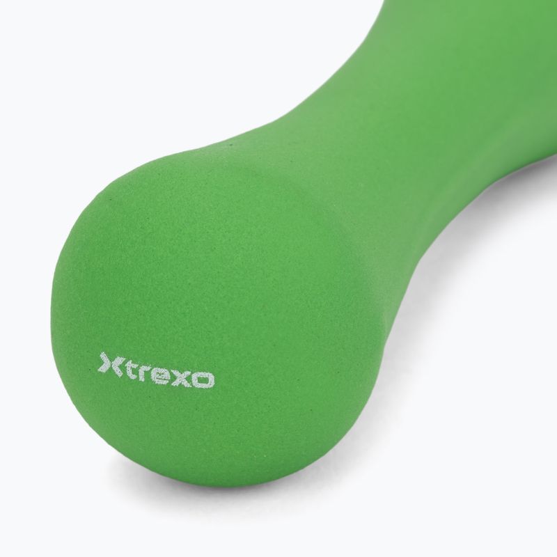 Hantel neoprenowy XTREXO TX0-B4M008 1 kg zielony 5