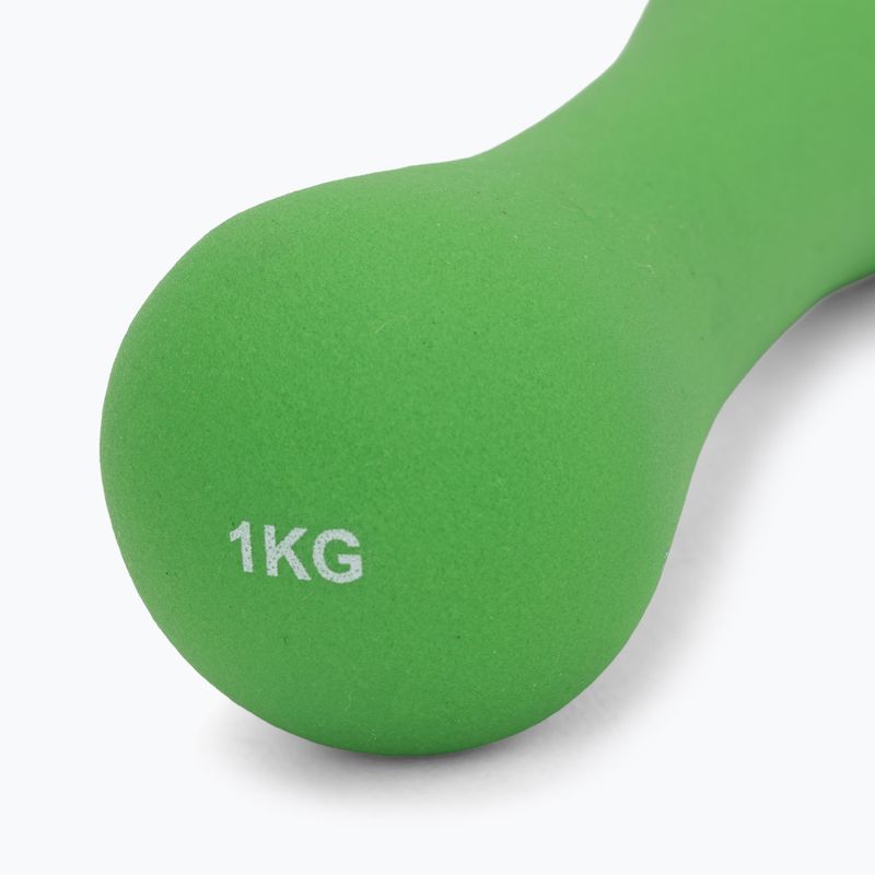 Hantel neoprenowy XTREXO TX0-B4M008 1 kg zielony 6