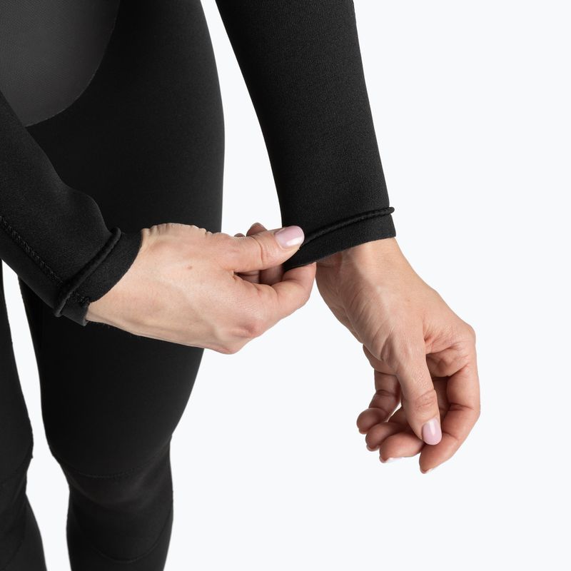 Pianka surfingowa damska AQUASTIC z neoprenu 4/3 mm WAVEY czarny 7