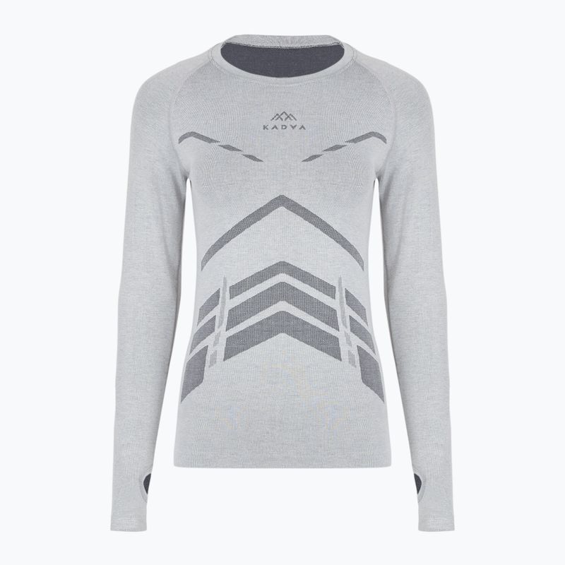 Longsleeve termoaktywny bielizna KADVA damska ALPINESTEP BAMBOO THERMO LIGHT PLUS bezszwowa szary 8