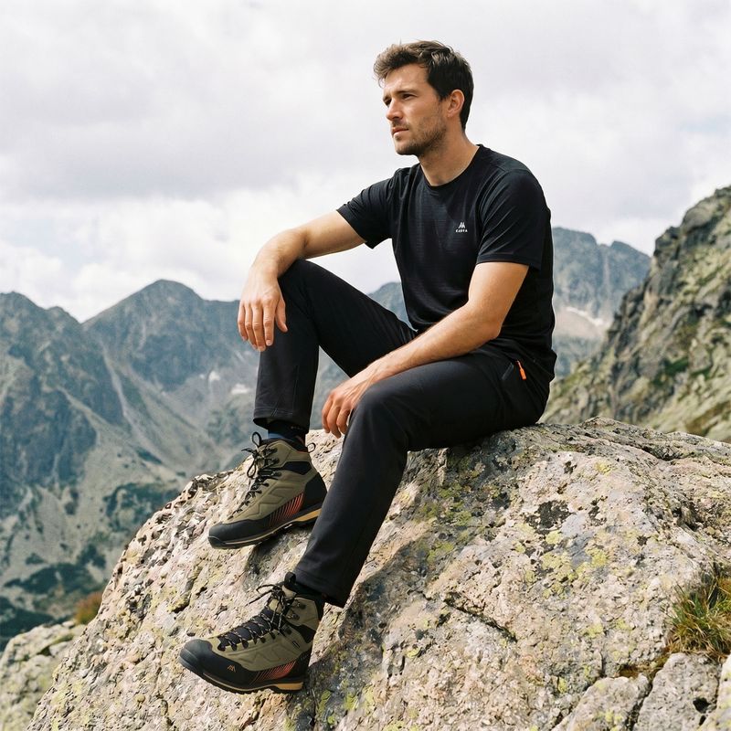 Buty trekkingowe męskie KADVA Nevra Mid WP zielony 6