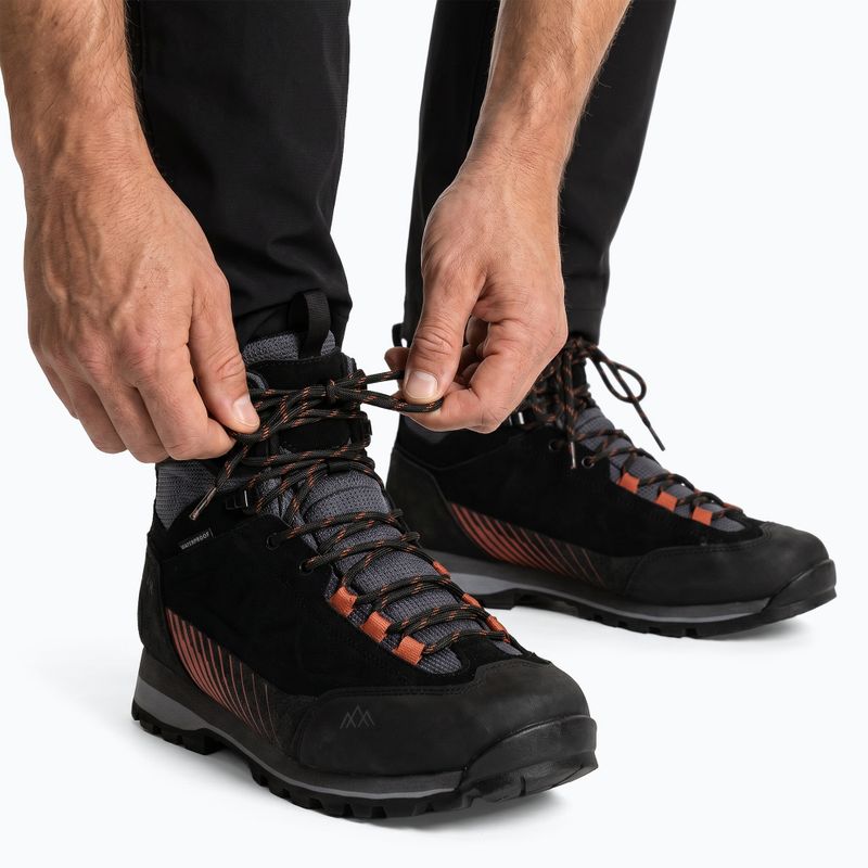 Buty trekkingowe męskie KADVA Nevra Mid WP czarny 5