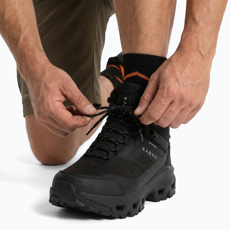 Buty trekkingowe męskie KADVA Obsidian Mid WP czarny 5