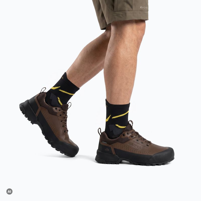 Buty trekkingowe męskie KADVA Strike Low WP brązowy 2