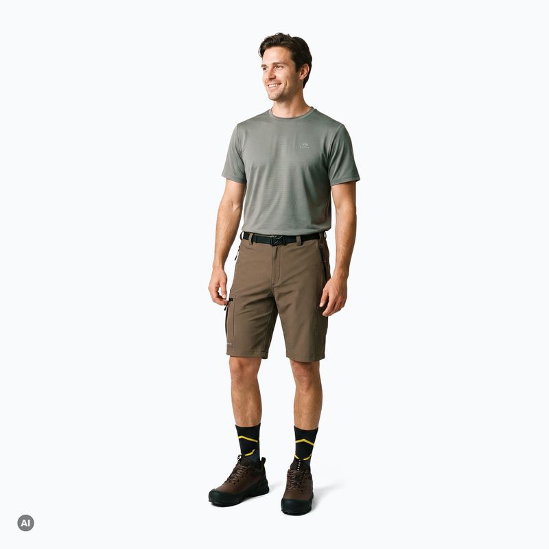 Buty trekkingowe męskie KADVA Strike Low WP brązowy 4