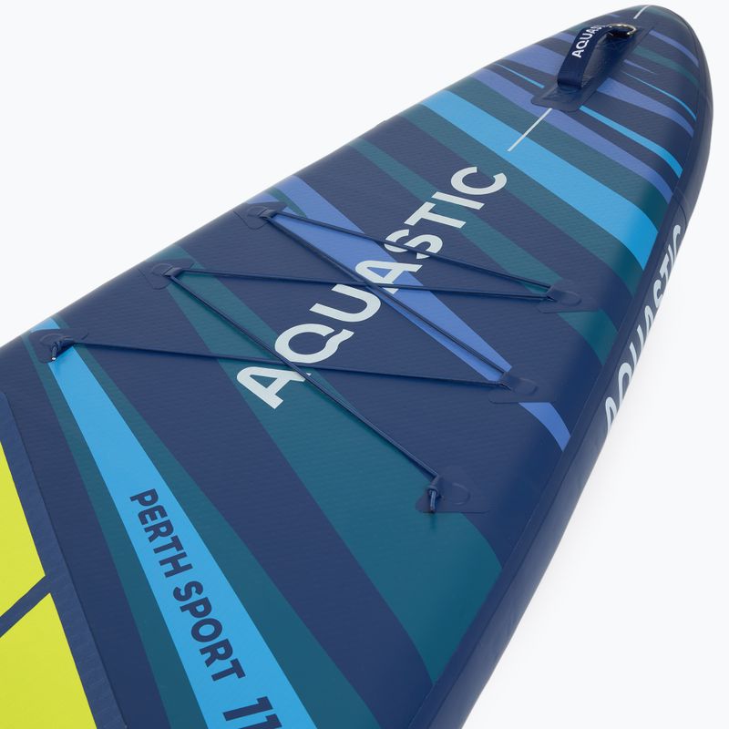 Zestaw deska SUP pompowana AQUASTIC Perth Sport 11'4" MSL allround zielony 7