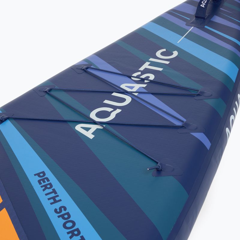 Zestaw deska SUP pompowana AQUASTIC Perth Sport 11'4" MSL allround pomarańczowy 6