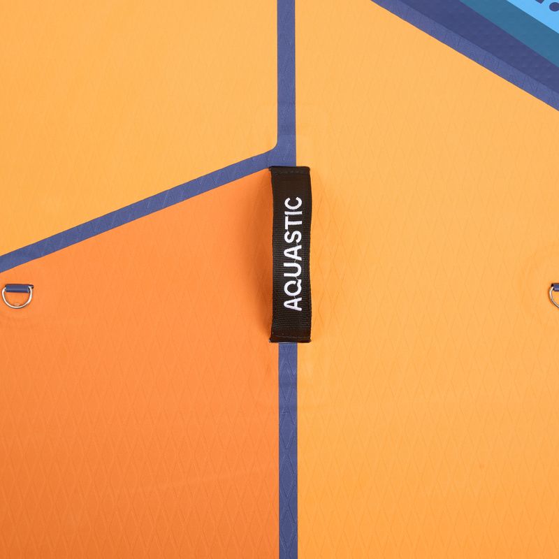 Zestaw deska SUP pompowana AQUASTIC Perth Sport 11'4" MSL allround pomarańczowy 9