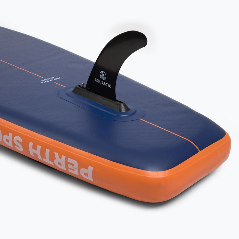 Zestaw deska SUP pompowana AQUASTIC Perth Sport 11'4" MSL allround pomarańczowy 13