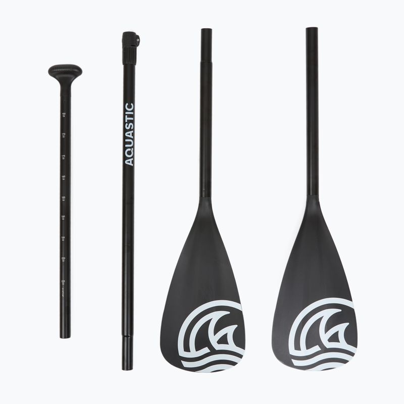 Zestaw deska SUP pompowana AQUASTIC Perth Sport 11'4" MSL allround pomarańczowy 14