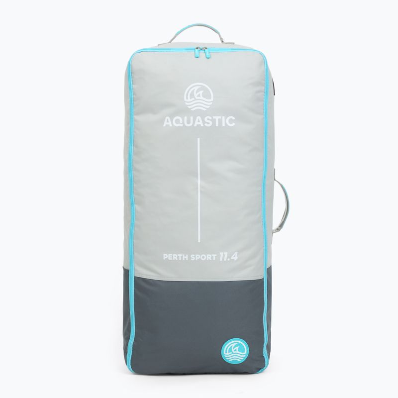 Zestaw deska SUP pompowana AQUASTIC Perth Sport 11'4" MSL allround pomarańczowy 15