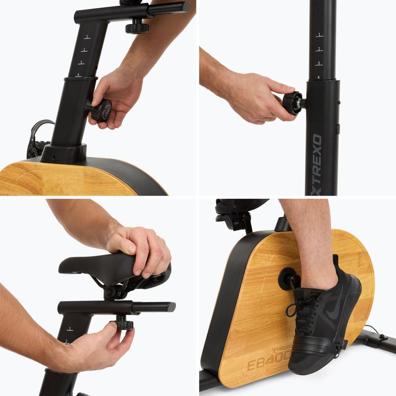 Rower elektryczny XTREXO EB400 czarny 4