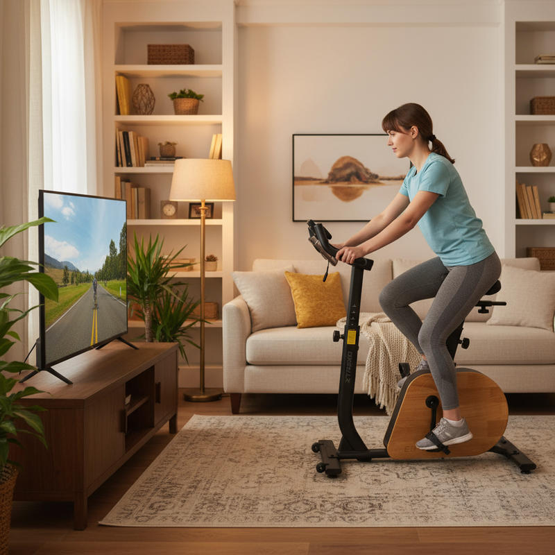 Rower elektryczny XTREXO EB400 czarny 10