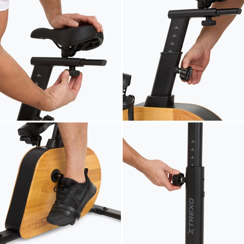 Rower elektryczny XTREXO EB400-desk z biurkiem czarny 4