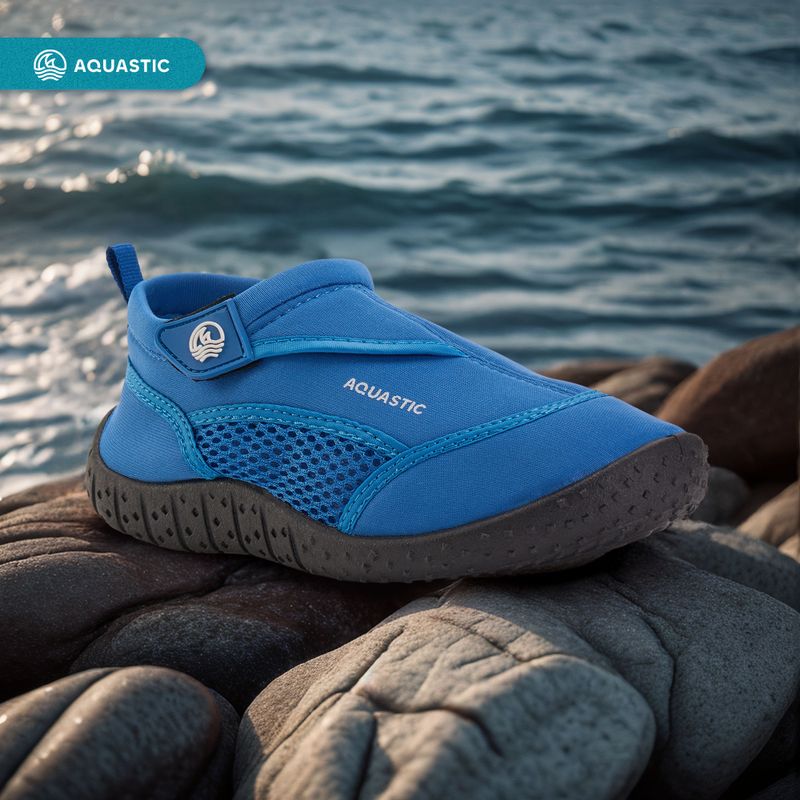 Buty do wody dziecięce AQUASTIC Nino niebieski 4