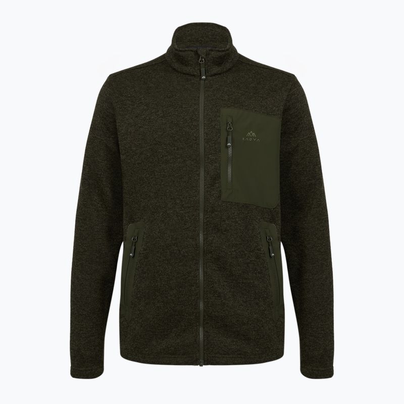 Bluza polarowa męska KADVA Wanderleaf zielony