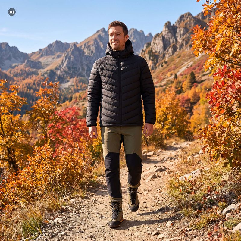 Spodnie trekkingowe męskie KADVA Woodsy zielony 7