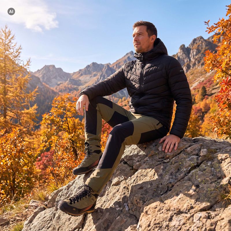 Spodnie trekkingowe męskie KADVA Woodsy zielony 9