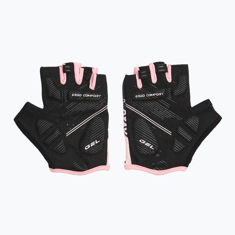 Rękawiczki rowerowe damskie ATTABO Vito WMNS gel shock proof różowy/czarny 3