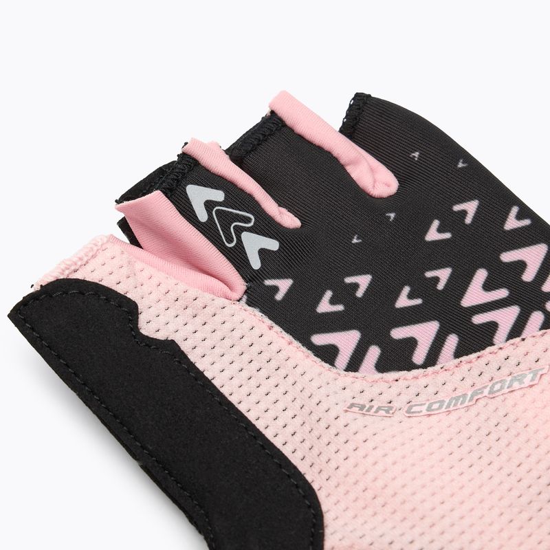 Rękawiczki rowerowe damskie ATTABO Vito WMNS gel shock proof różowy/czarny 7