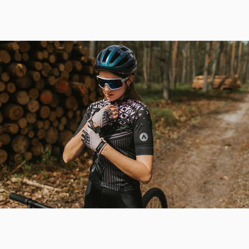 Rękawiczki rowerowe damskie ATTABO Vito WMNS gel shock proof różowy/czarny 8