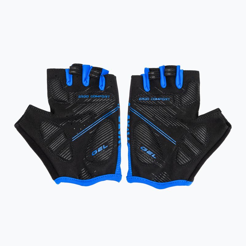 Rękawiczki rowerowe ATTABO Vito gel shock proof niebieski/czarny 3
