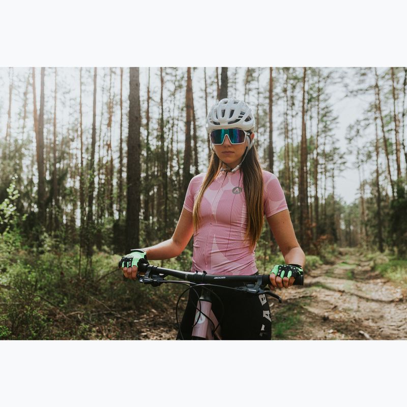 Rękawiczki rowerowe ATTABO Vito gel shock proof limonka/czarny 10