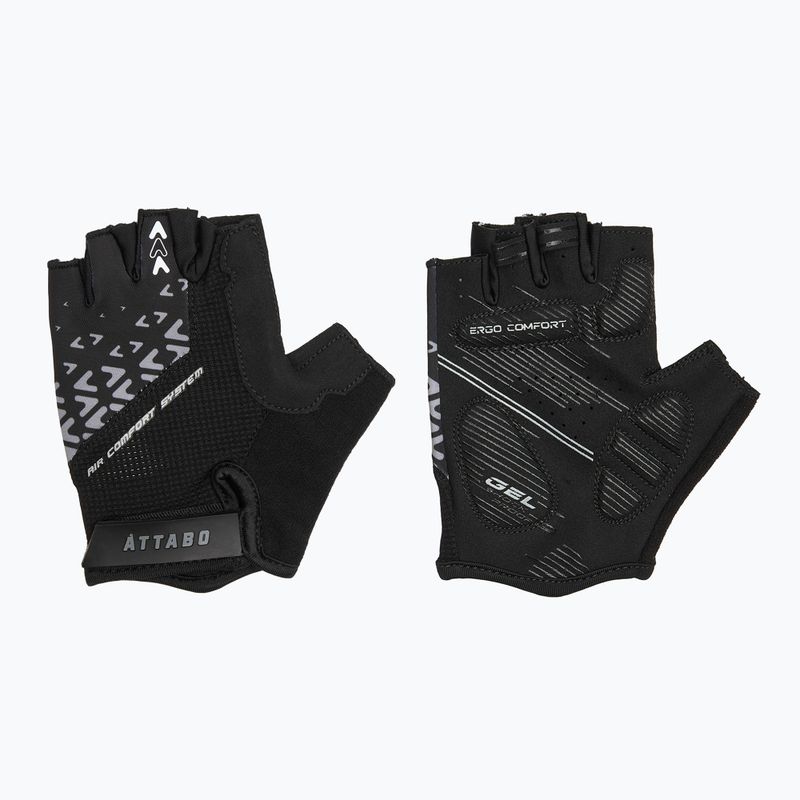 Rękawiczki rowerowe ATTABO Vito gel shock proof czarny