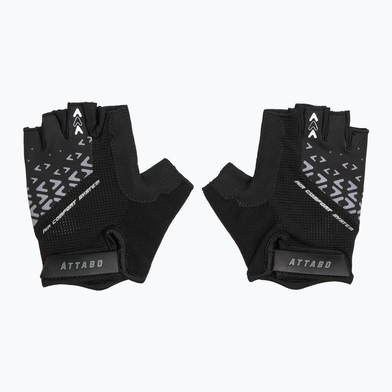 Rękawiczki rowerowe ATTABO Vito gel shock proof czarny 2