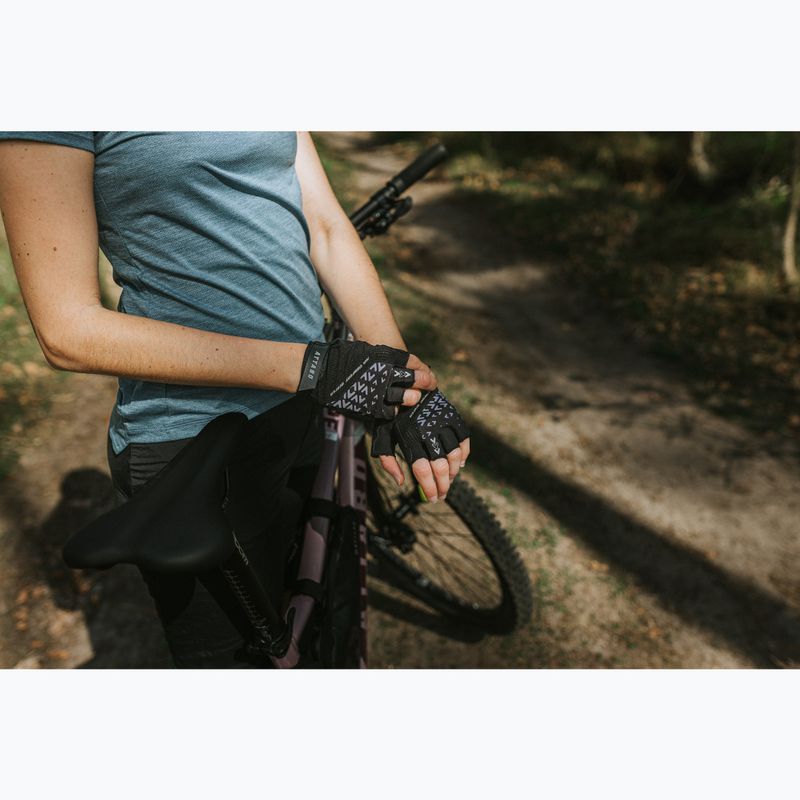 Rękawiczki rowerowe ATTABO Vito gel shock proof czarny 8