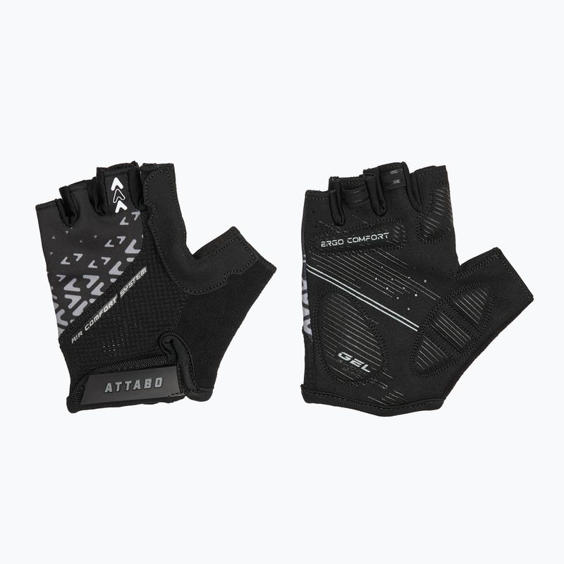 Rękawiczki rowerowe dziecięce ATTABO Vito JRB gel shock proof czarny