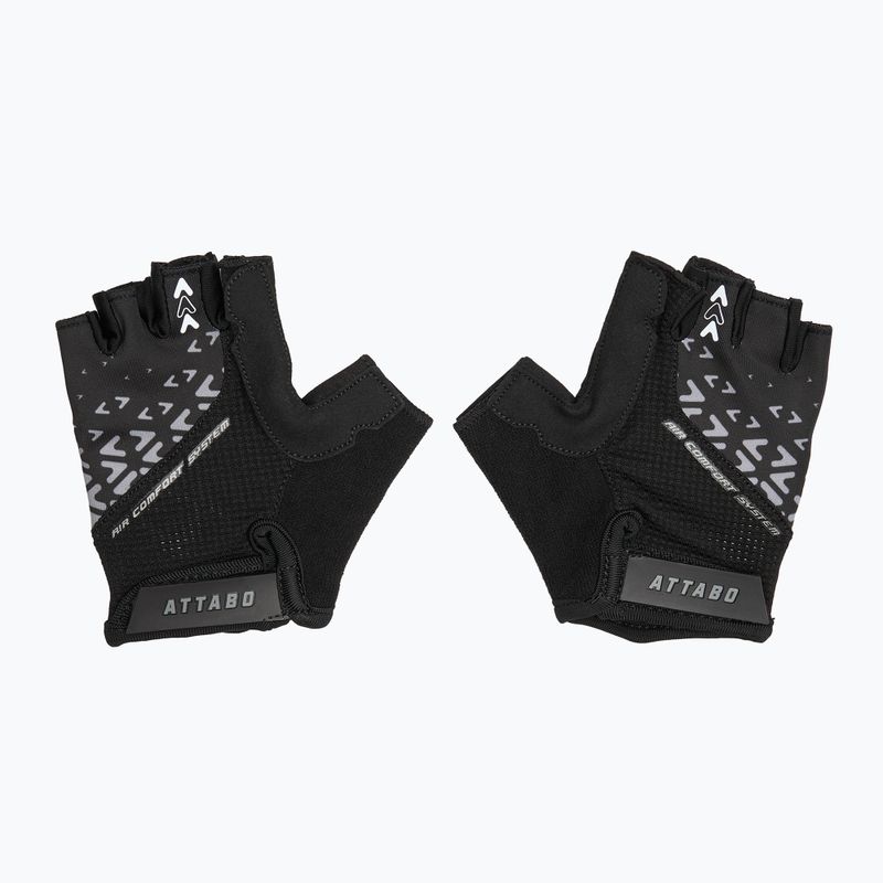 Rękawiczki rowerowe dziecięce ATTABO Vito JRB gel shock proof czarny 2