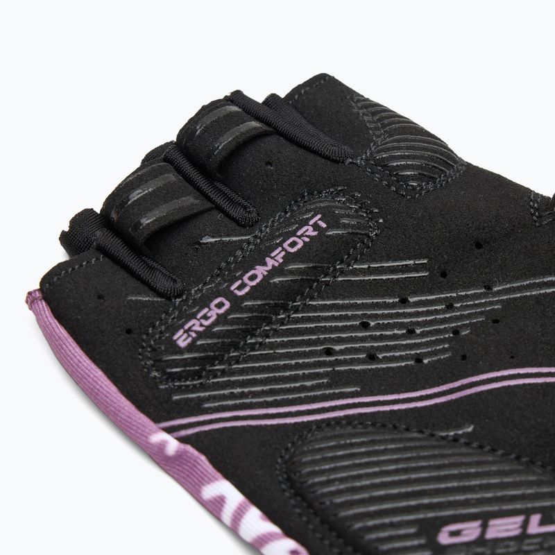 Rękawiczki rowerowe dziecięce ATTABO Vito JRG gel shock proof różowy/czarny 4