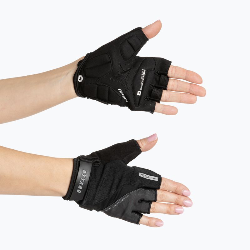 Rękawiczki rowerowe ATTABO Kinu Pro shock absorbing system czarny 4