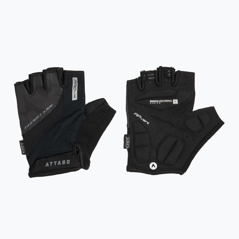 Rękawiczki rowerowe ATTABO Kinu Pro shock absorbing system czarny