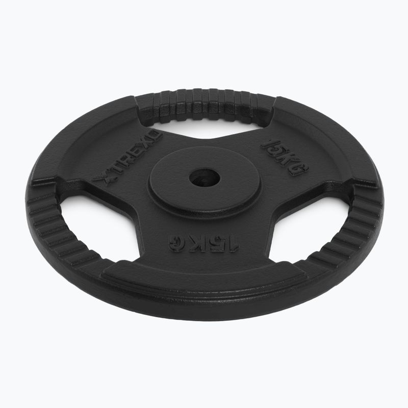 Obciążenie żeliwne TREXO TRX-ICP015 15 kg