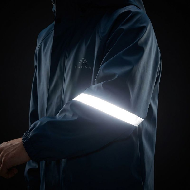 Kurtka przeciwdeszczowa dziecięca KADVA AquaLock JR membrana 5000 granatowy 7