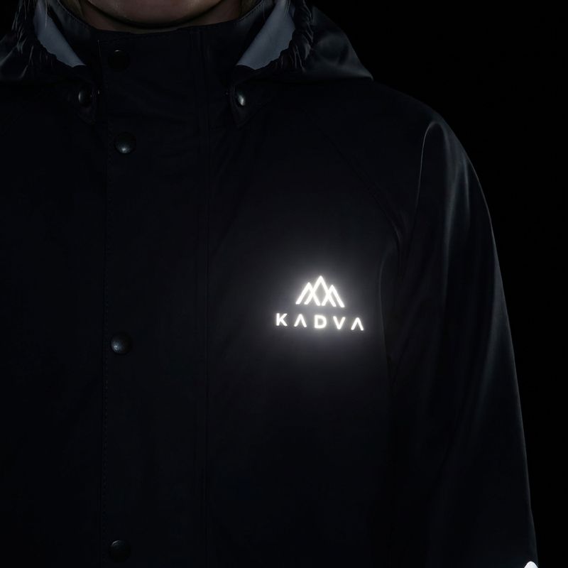 Kurtka przeciwdeszczowa dziecięca KADVA AquaLock JR membrana 5000 granatowy 8