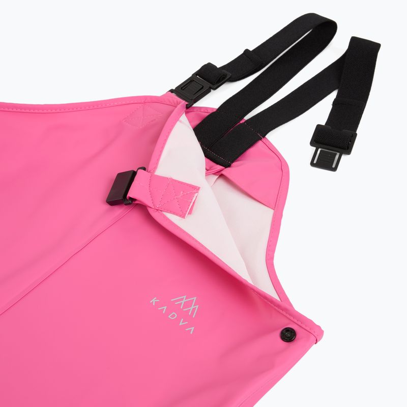 Spodnie przeciwdeszczowe dziecięce KADVA AquaLock JR membrana 5000 różowy 11