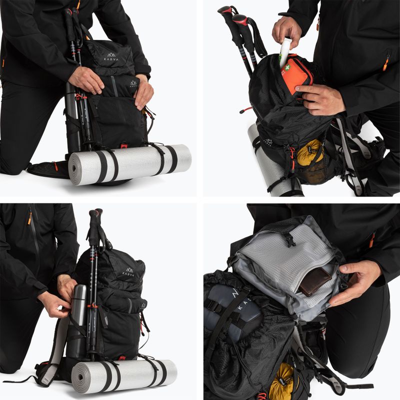 Plecak trekkingowy KADVA Sendero 35 l czarny 12