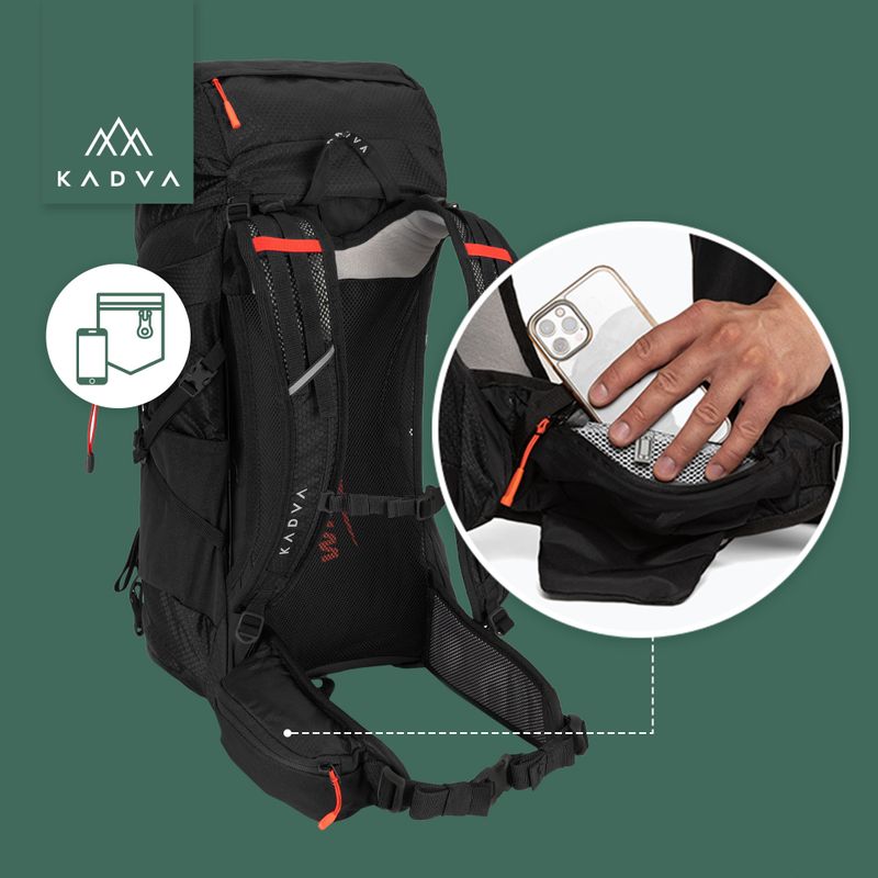 Plecak trekkingowy KADVA Sendero 35 l czarny 24