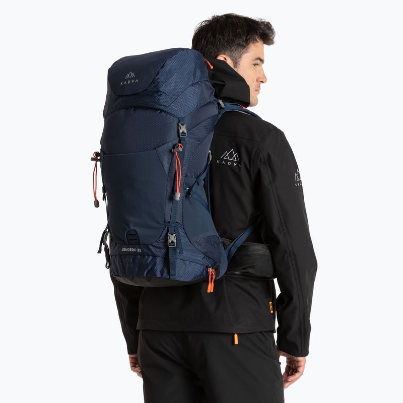Plecak trekkingowy KADVA Sendero 35 l stalowy niebieski 2