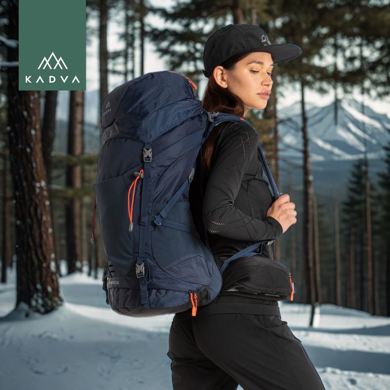 Plecak trekkingowy KADVA Sendero 35 l stalowy niebieski 29